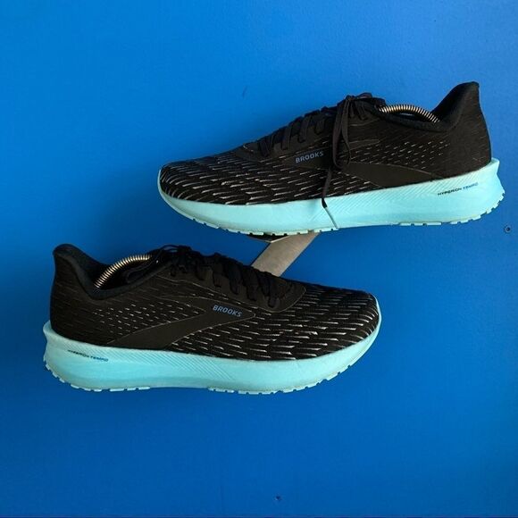 Brooks Womens Hyperion Tempo 1203281B082 Black Running Shoes Lace Up Size 11 - Picture 1 of 7
